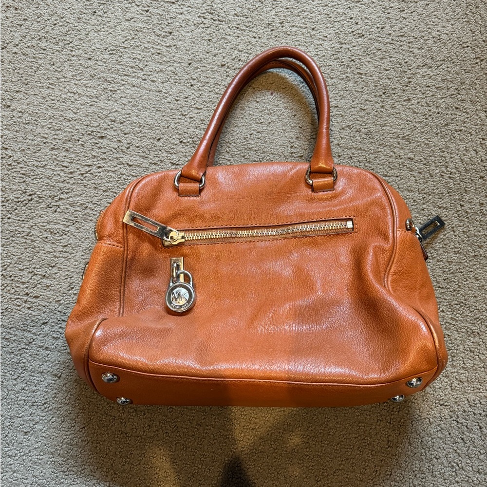 Michael Kors Tan Leather Satchel